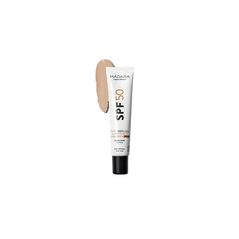 Crème solaire SPF50 Madara 40 ml légèrement teintée