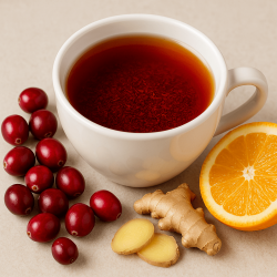 Rooibos Canneberges Orange et Gingembre Bio
