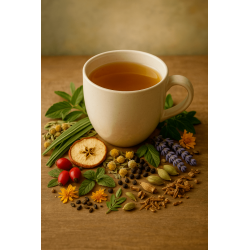 Tisane de la méditation - plantes biologiques relaxantes