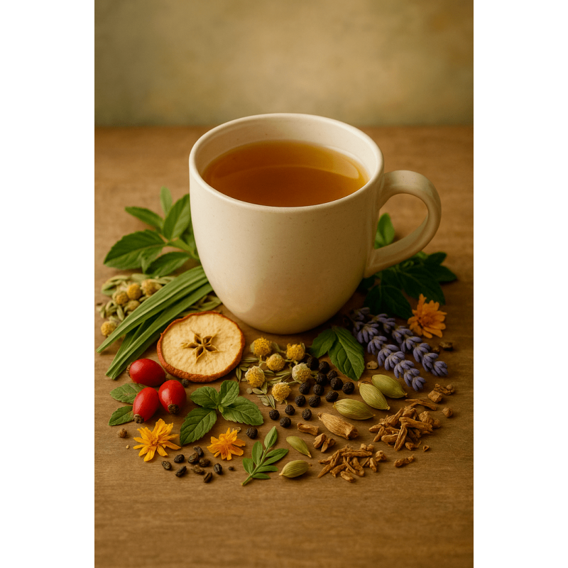 Tisane de la méditation - plantes biologiques relaxantes