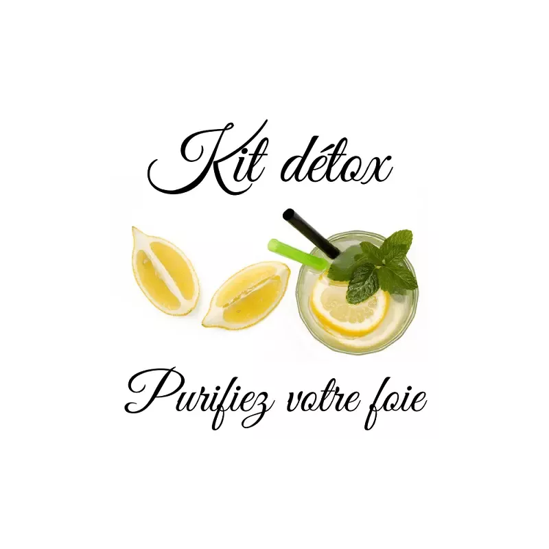 Kit détox huiles essentielles pour purifier le foie