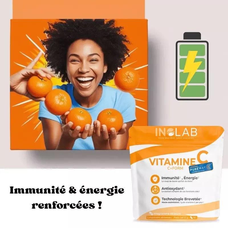 Vitamine C Liposomale C+ Form Laboratoire Inolab - 60 gélules - 1g