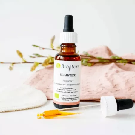 Huile d'églantier Bio Bioflore 30 ml - Régénération de la peau