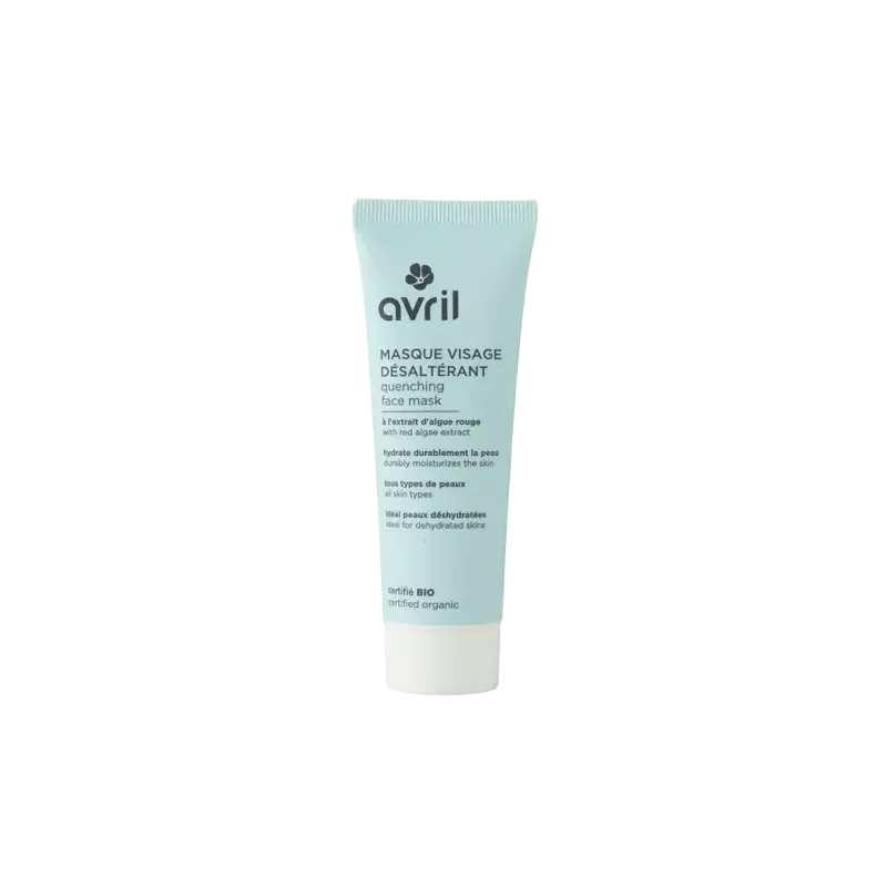 Masque visage désaltérant BIO Avril 50 ml - Nouvelle formule !