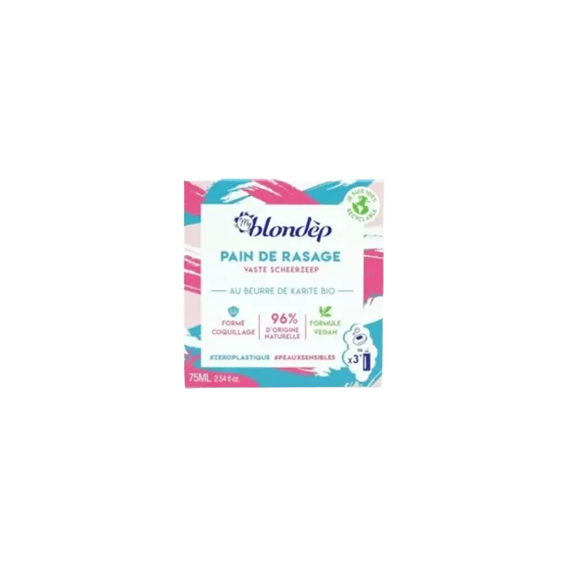 Pain de rasage pour peaux sensibles Blondépil 75ml