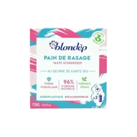 Pain de rasage pour peaux sensibles Blondépil 75ml