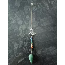 Pendule pierre Aventurine et Chakras
