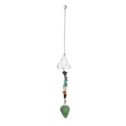 Pendule Triquetra Chakras Aventurine