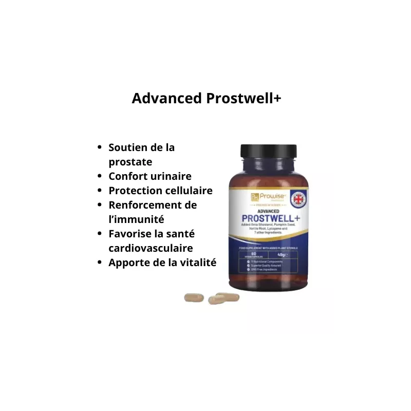 Prostwell+ confort urinaire homme, santé de la prostate