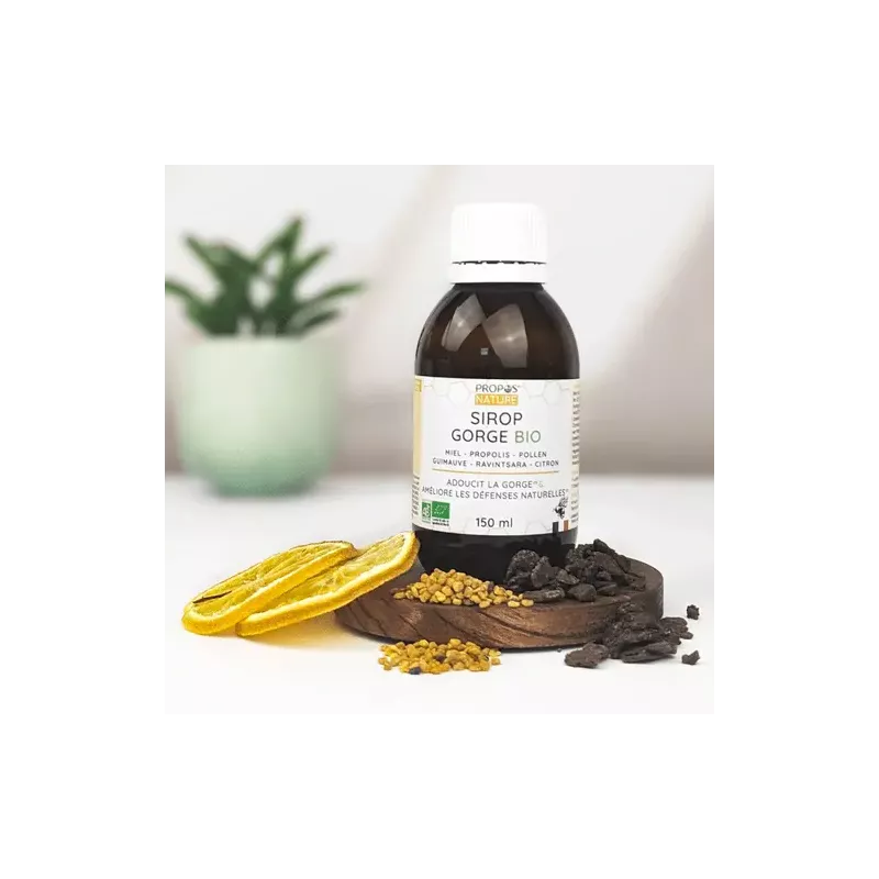 Sirop pour la gorge Propos'nature 150 ml