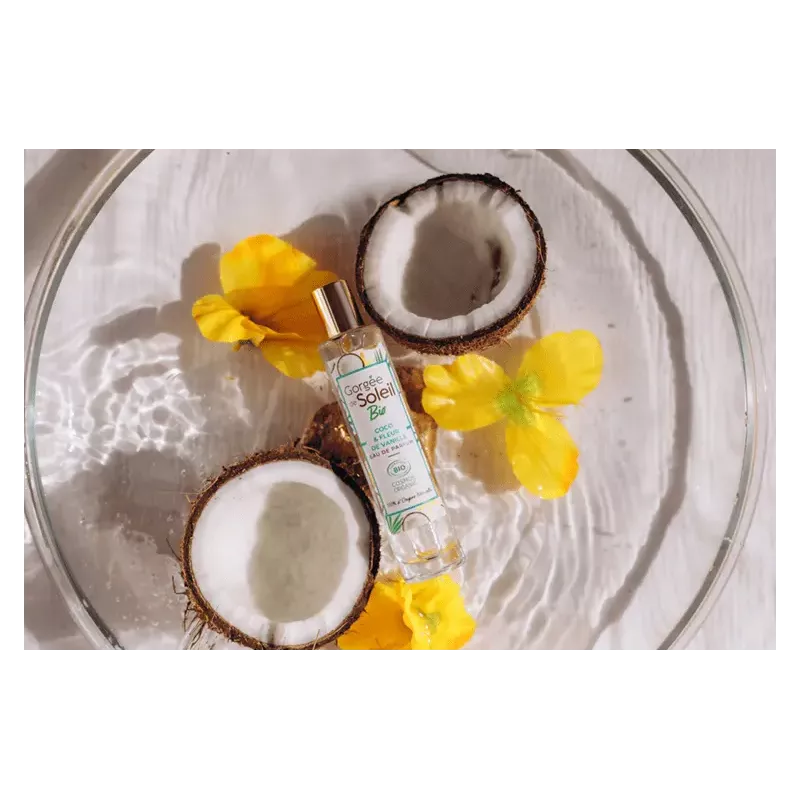 Eau de parfum Bio Gorgée de soleil - Coco et Fleurs de Vanille