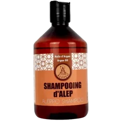 Shampoing Alep à l'huile d'argan 500ml Alepeo