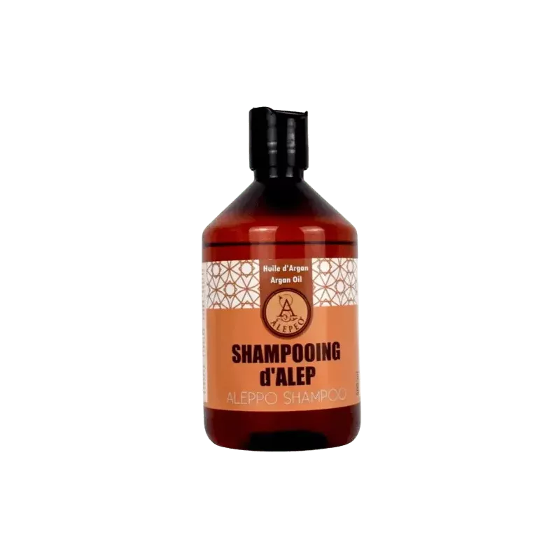 Shampoing Alep à l'huile d'argan 500ml Alepeo