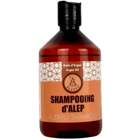 Shampoing Alep à l'huile d'argan 500ml Alepeo