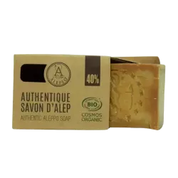 Savon d'Alep 40% d'huile de baies de Laurier - Alepeo 200g