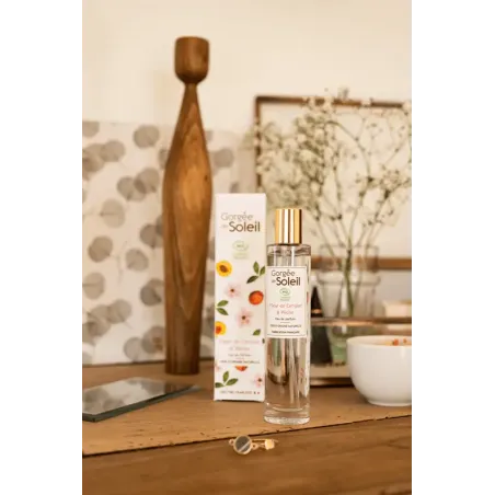 Eau de parfum BIO Gorgée de Soleil - Fleur de Cerisier et pêche