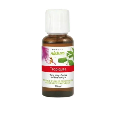 Synergie Tropiques Direct Nature 30 ml Orange douce, Verveine exotique, Ylang-Ylang