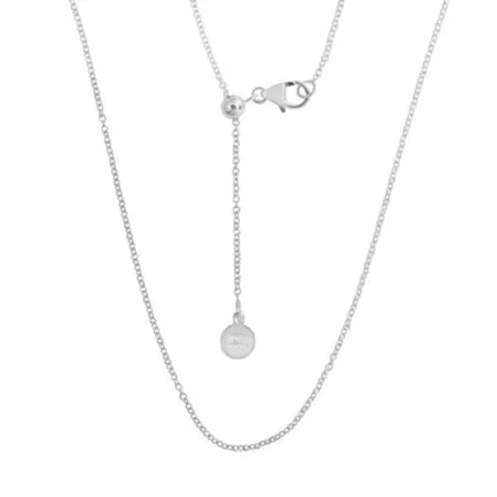 Chaine en argent 925 longueur ajustable 16" - 22"