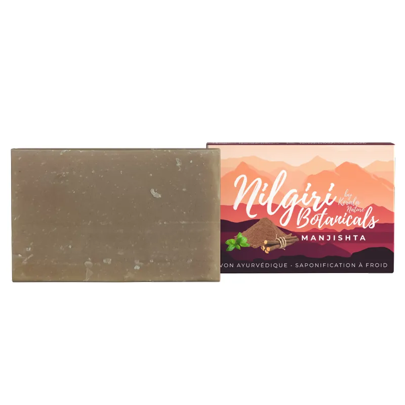 Savon Nilgiri Ayurvédique au Manjishta - Kerala Nature 115 g