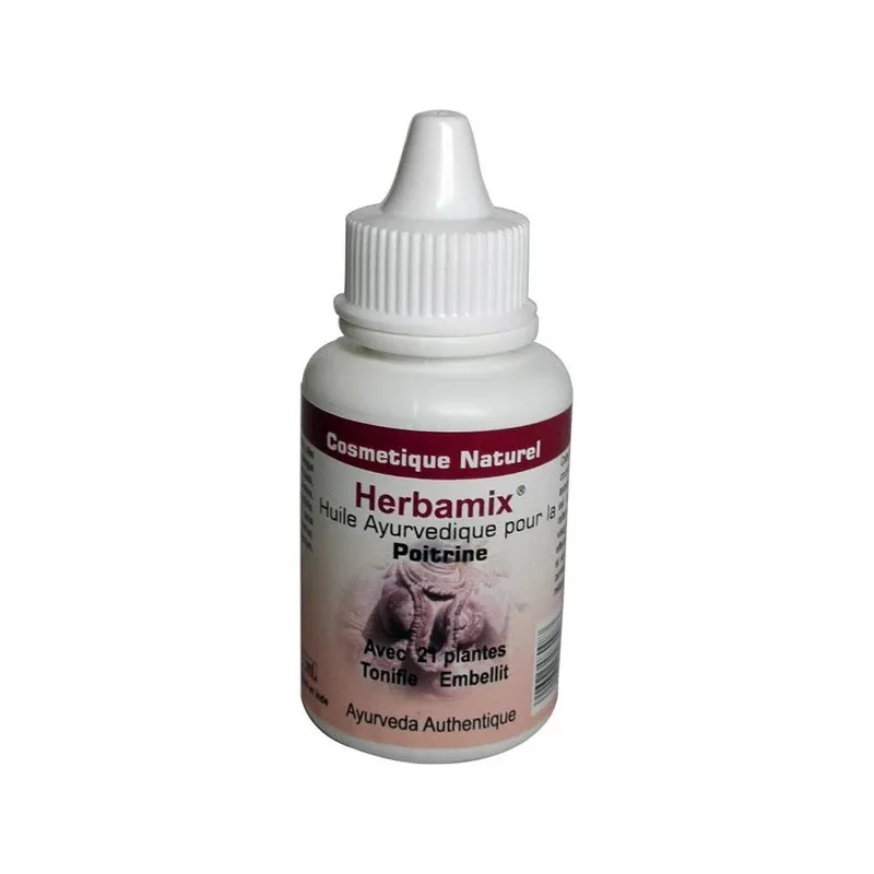 Huile Herbamix Kerala Nature pour poitrine et cou 21 plantes