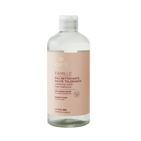 Eau nettoyante haute tolérance BIO Avril