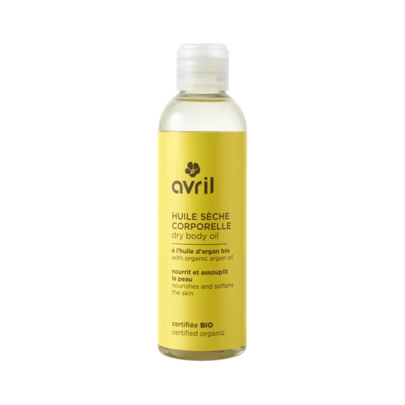 Huile sèche corporelle BIO Avril 200 ml à l'huile d'argan