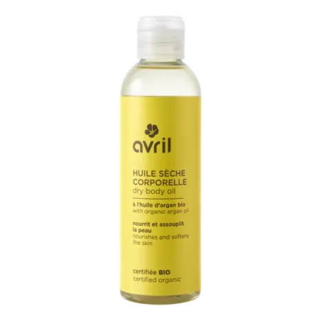Huile sèche corporelle BIO Avril 200 ml à l'huile d'argan