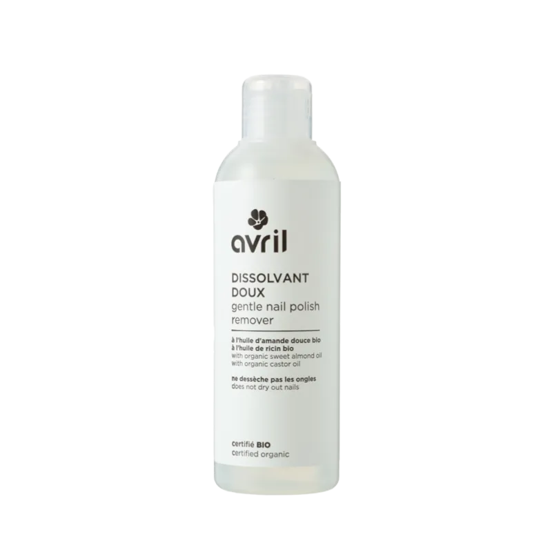 Dissolvant doux BIO Avril - Elimine en douceur le vernis