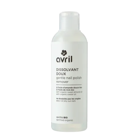 Dissolvant doux BIO Avril - Elimine en douceur le vernis