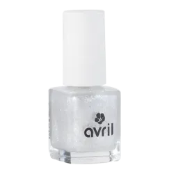 Vernis top coat Pailleté argenté Avril 7ml
