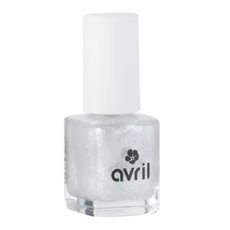 Vernis top coat Pailleté argenté Avril 7ml