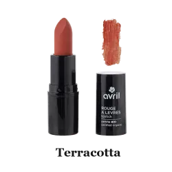 Rouge à lèvres Bio Avril Terracotta