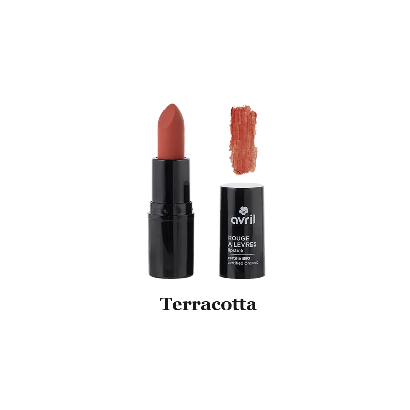 Rouge à lèvres Bio Avril Terracotta