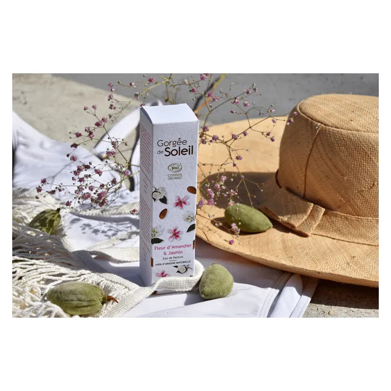 Eau de parfum BIO Gorgée de Soleil - Fleur d'Amandier et Jasmin