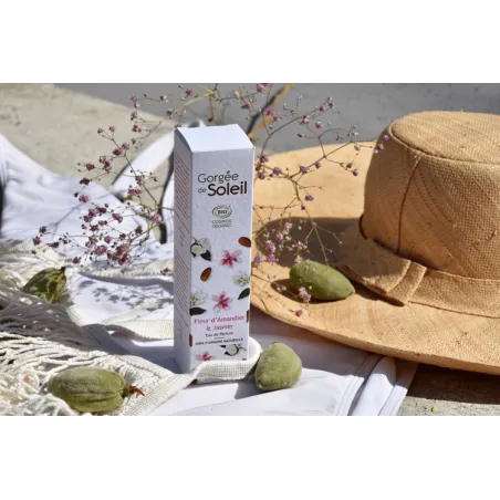 Eau de parfum BIO Gorgée de Soleil - Fleur d'Amandier et Jasmin