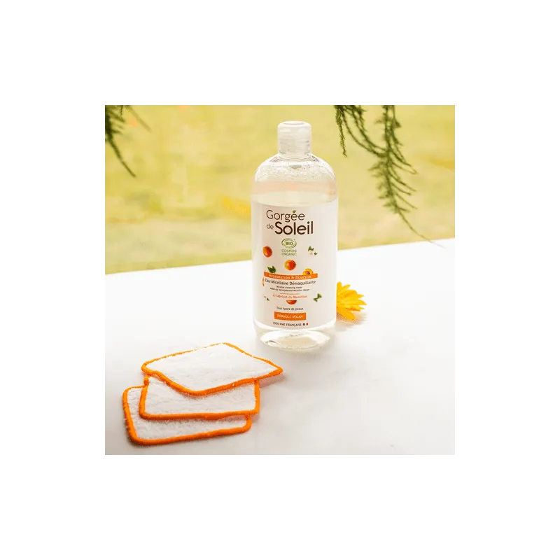 Eau micellaire BIO Gorgée de Soleil à l'Abricot d'Occitanie 500 ml