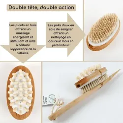 Brosse Dualsense Sun & Sia massage dos
