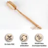 Brosse Dualsense double emploi manche amovible