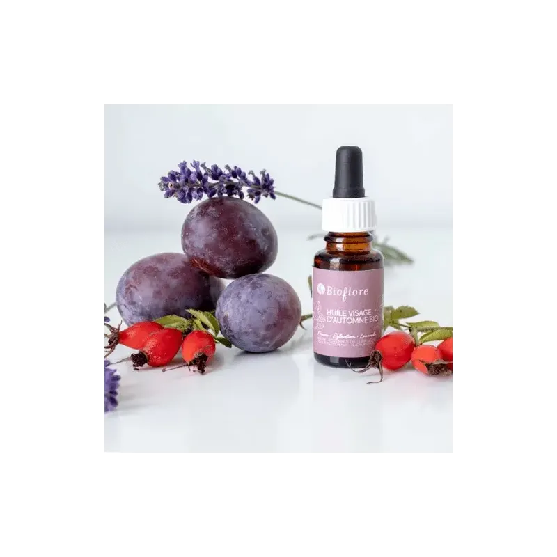 Huile visage d'automne Bio Huiles de prune et d'églantier 15ml