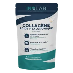 Peptides de Collagène marin en poudre acide hyaluronique vitamine C goût citron 242g
