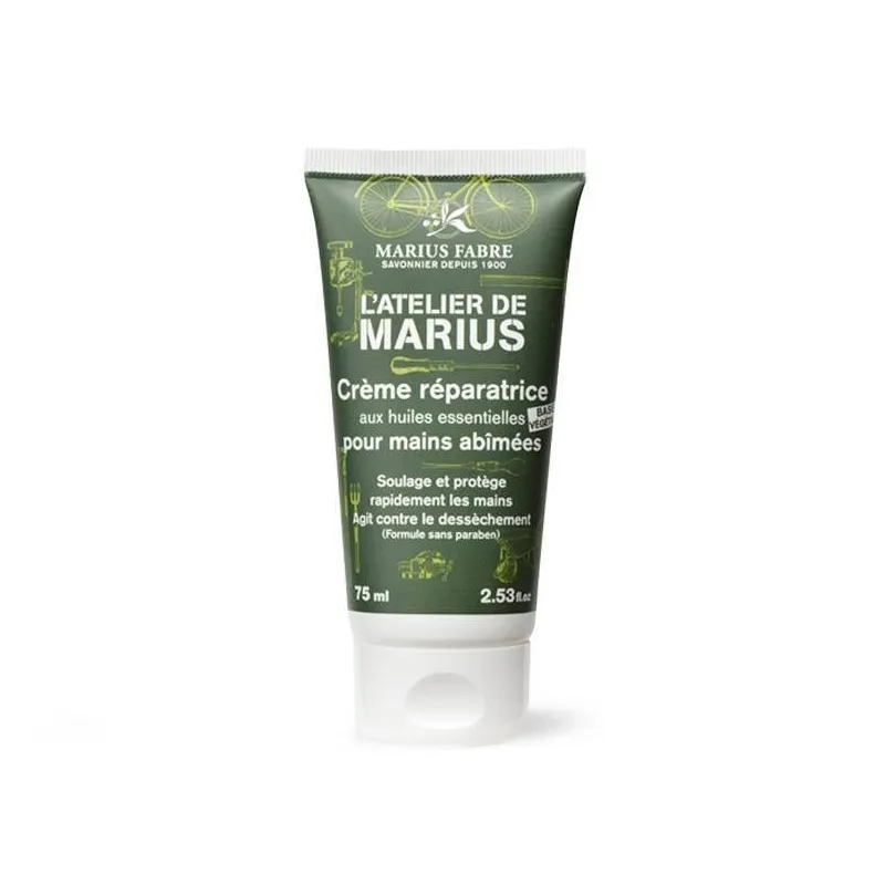 Crème mains réparatrice L'atelier de Marius Fabre 75ml