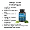 Compléments Oméga 3 DHA Huile d'algues Prowise 60 gélules