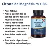 Citrate de Magnésium + vitamine B6 Prowise Healthcare 120 gélules