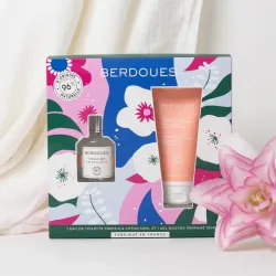 Coffret Eau de toilette et gel douche Freesia et Coton