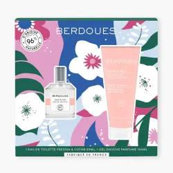 Eau de toilette Freesia & Coton 50 ml + Gel douche 100 ml Berdoues