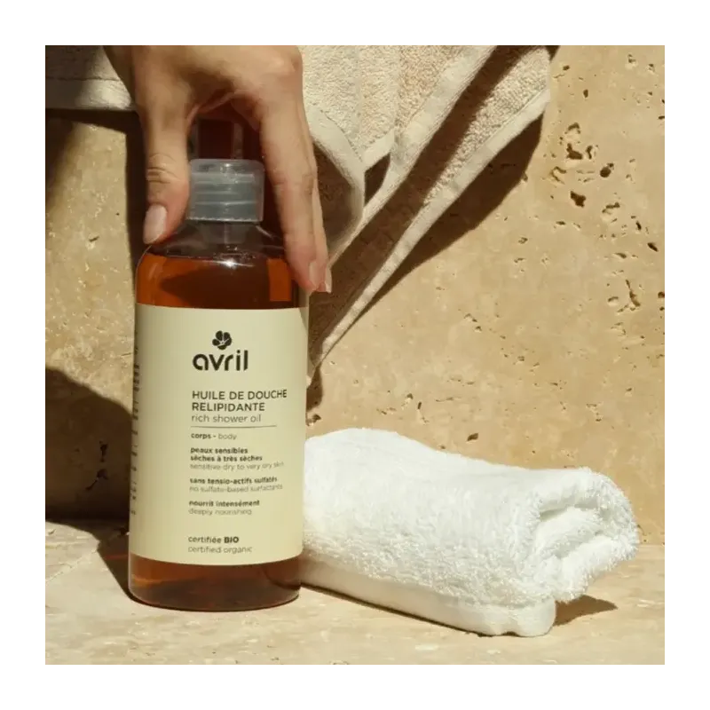 Huile de douche relipidante Bio Avril 500 ml