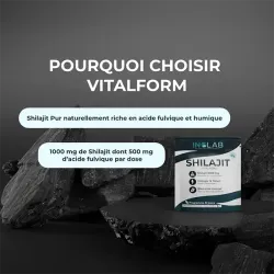 Shilajit en gélules 100% naturel Inolab