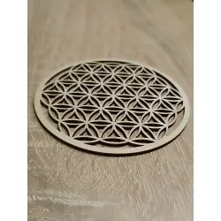 Plateau de rechargement de pierres Fleur de vie