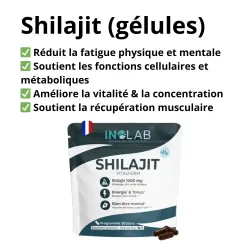 Shilajit Vitalform Inolab 60 gélules