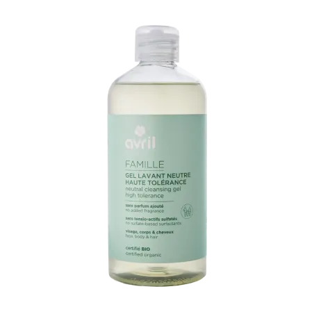 Gel lavant neutre Haute tolérance Bio Avril 500 ml